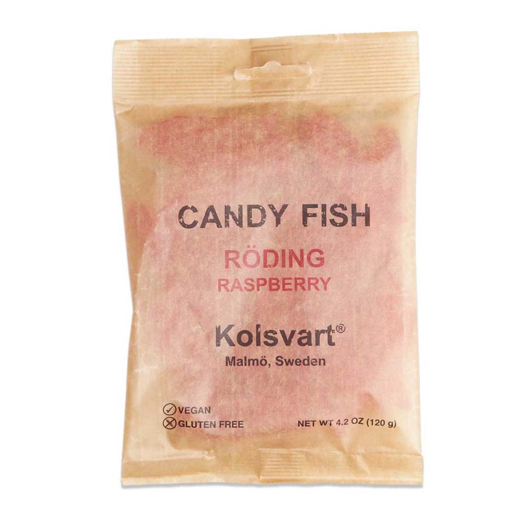 Kolsvart Raspberry Swedish Vegan Gummy 1