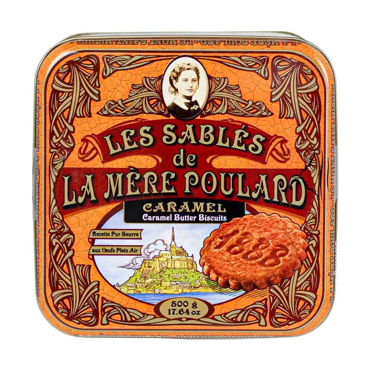 La Mere Poulard French Caramel Sable Cookies in Luxury Tin 2