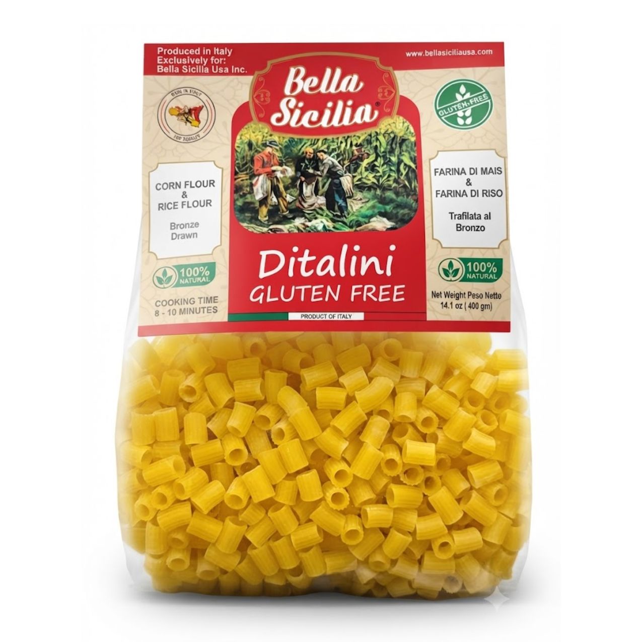 Bella Sicilia Gluten Free Ditalini 1