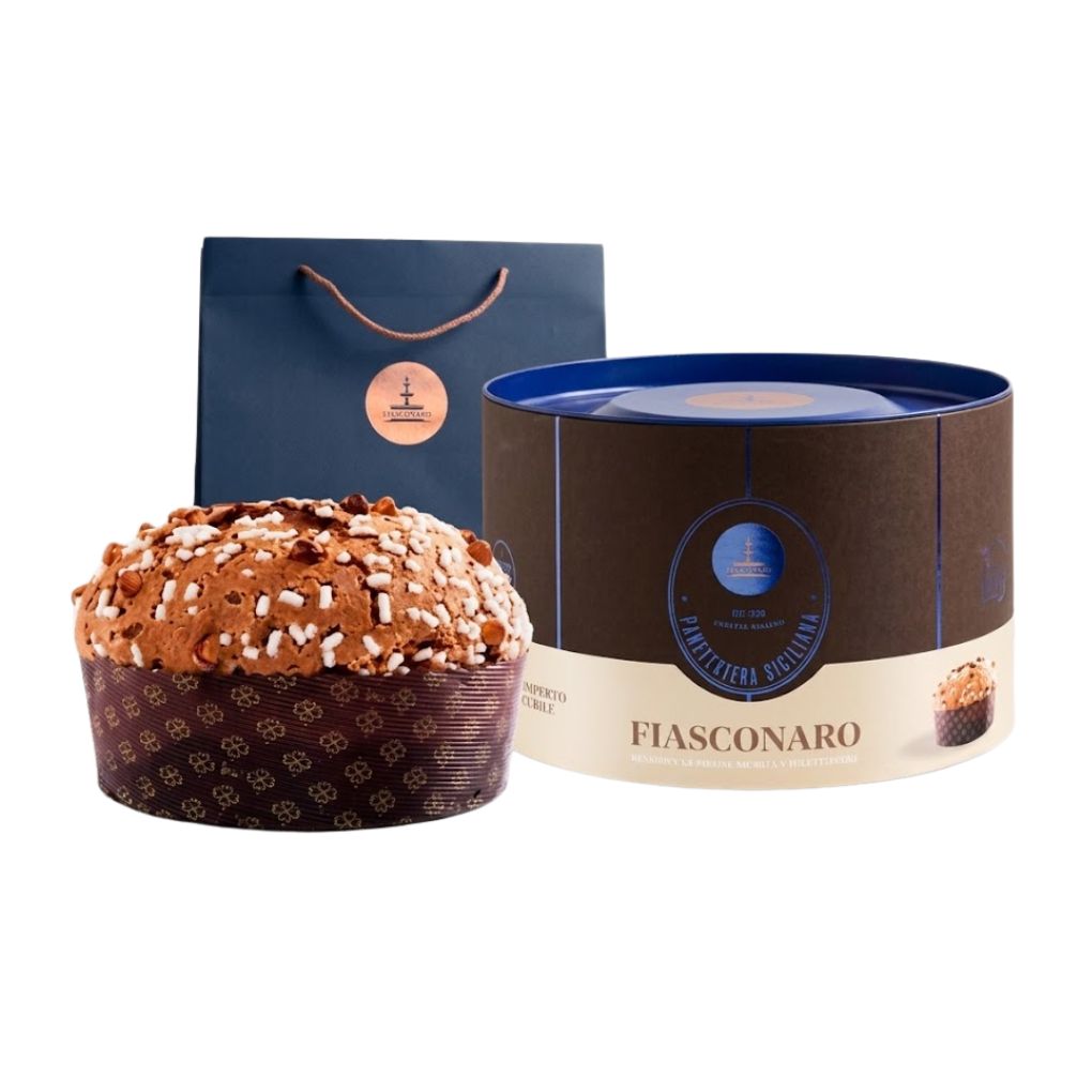 Fiasconaro Preorder: Hazelnut and Raisin Panettone 1