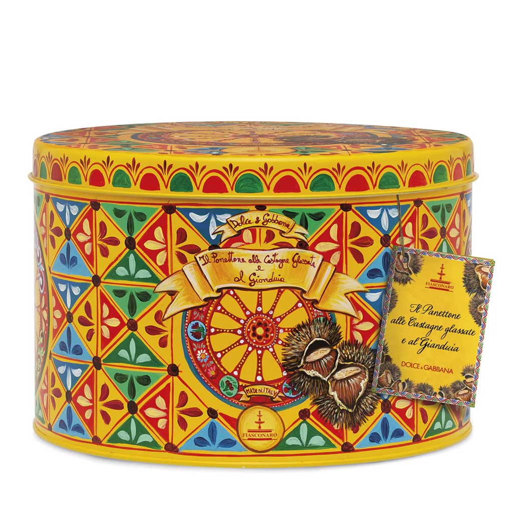 Fiasconaro Preorder: D&G Gianduja Panettone with Glazed Chestnuts 1