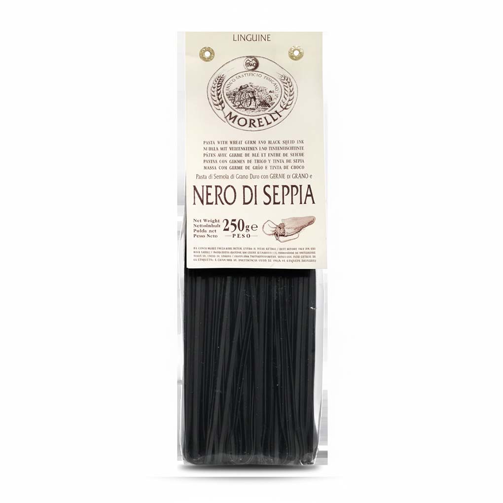 Morelli Squid Ink Linguine (With Wheat Germ) 1