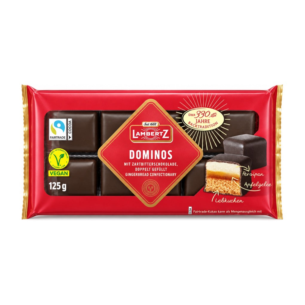 Lambertz Dominos Gingerbread Chocolate Cubes 1