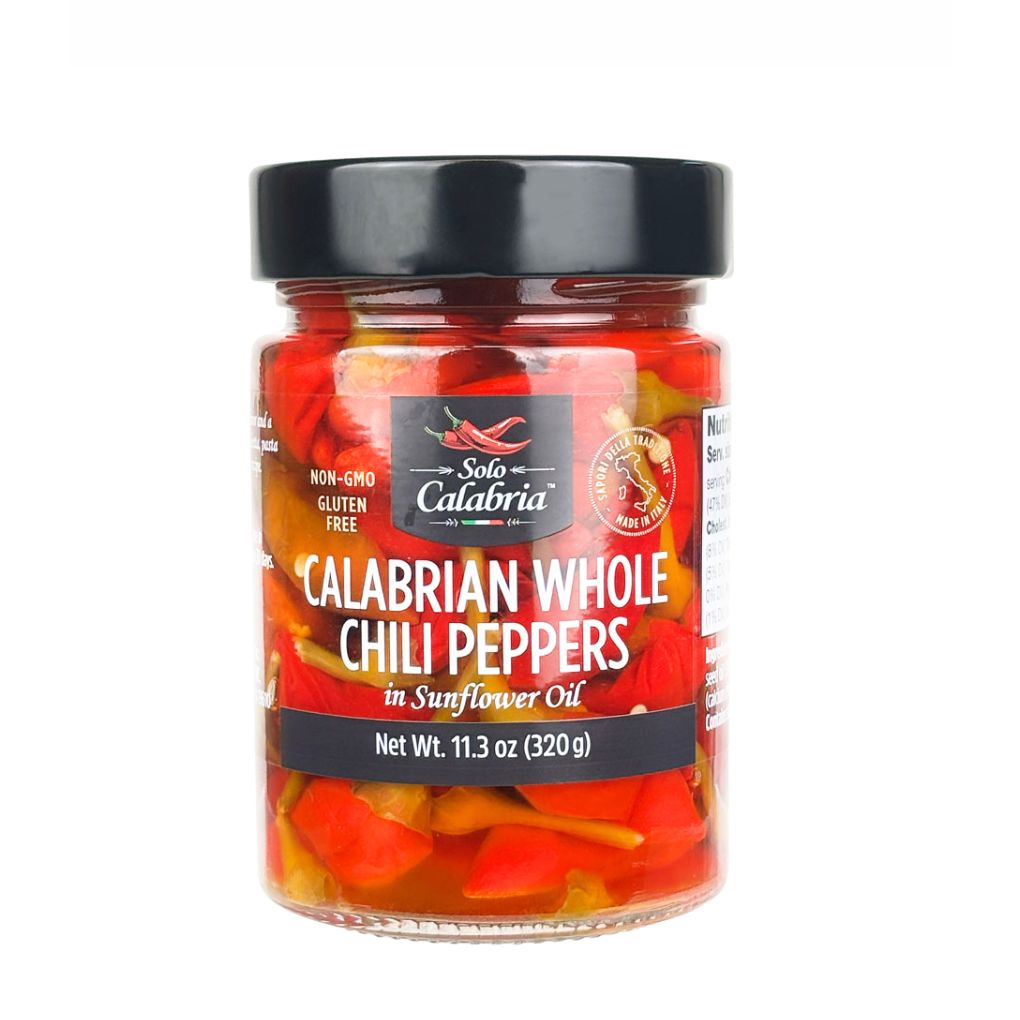 Solo Calabria Calabrian Whole Chili Peppers 1