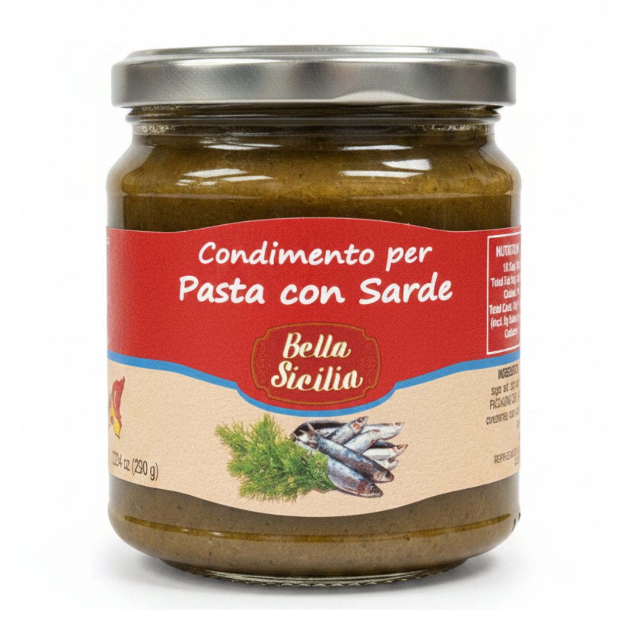 Bella Sicilia Sicilian Pasta Condiment with Sardines 1