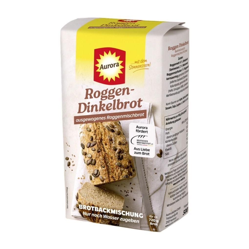 Aurora Rye-Spelt Bread Baking Mix 1