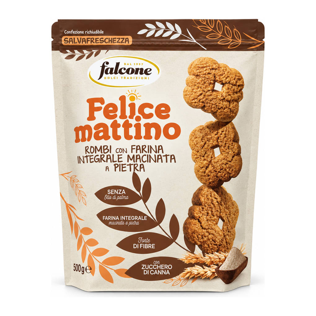 Falcone Whole Wheat Rombi Shortbread Cookies 1