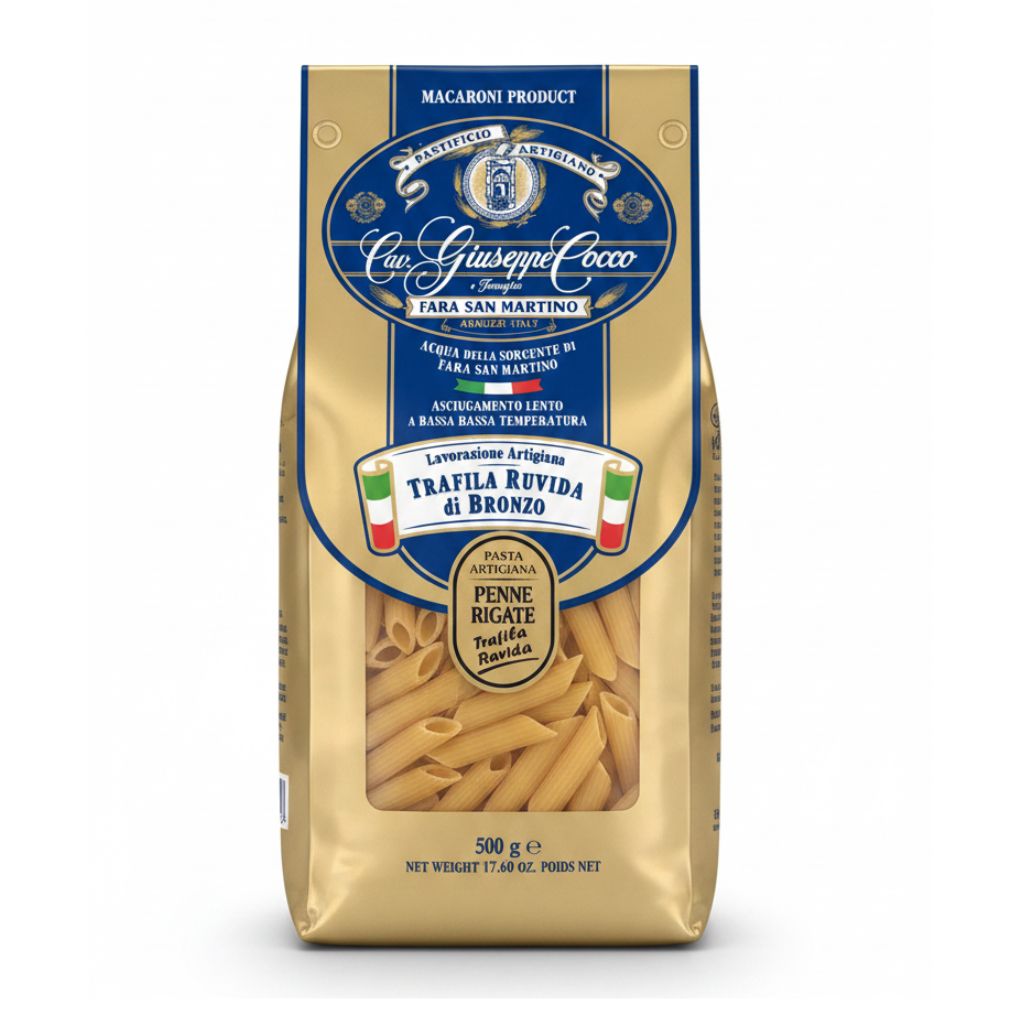 Giuseppe Cocco Organic Penne Rigate Pasta 1