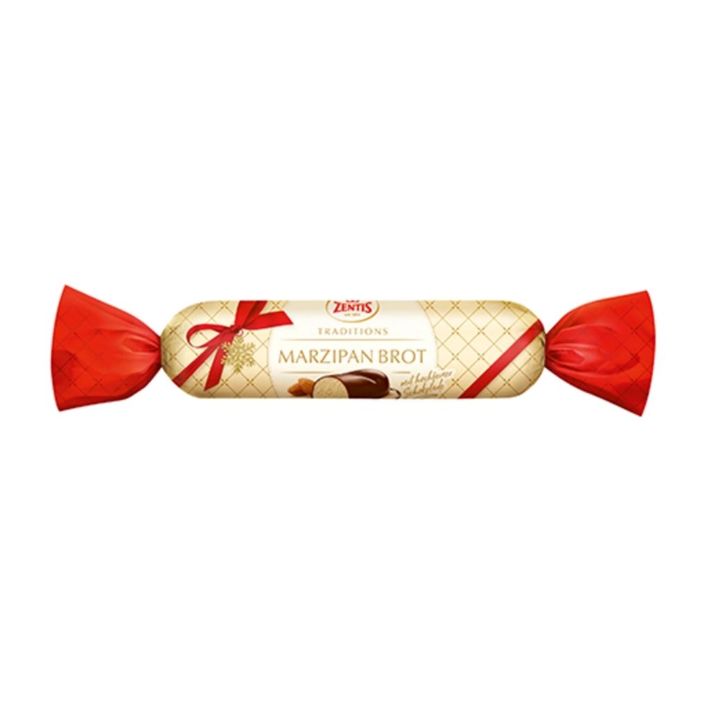 Zentis Chocolate Covered Marzipan Loaf 1