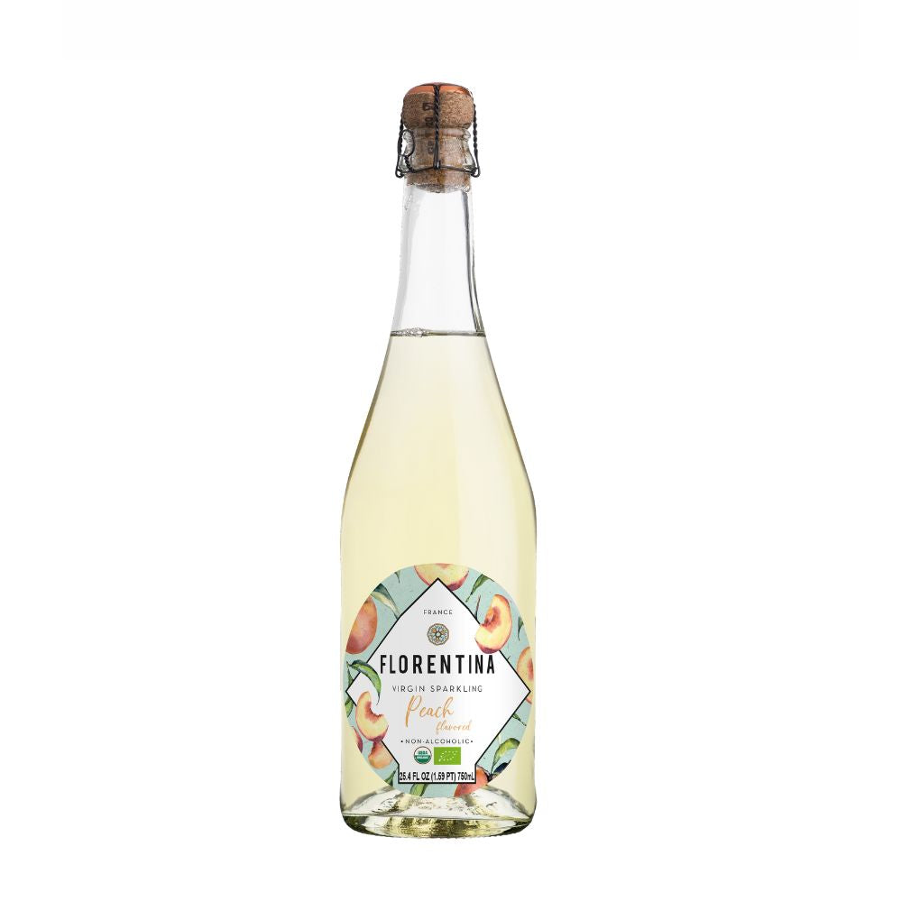 Florentina French Organic Virgin Peach Bellini, Non-Alcoholic 1