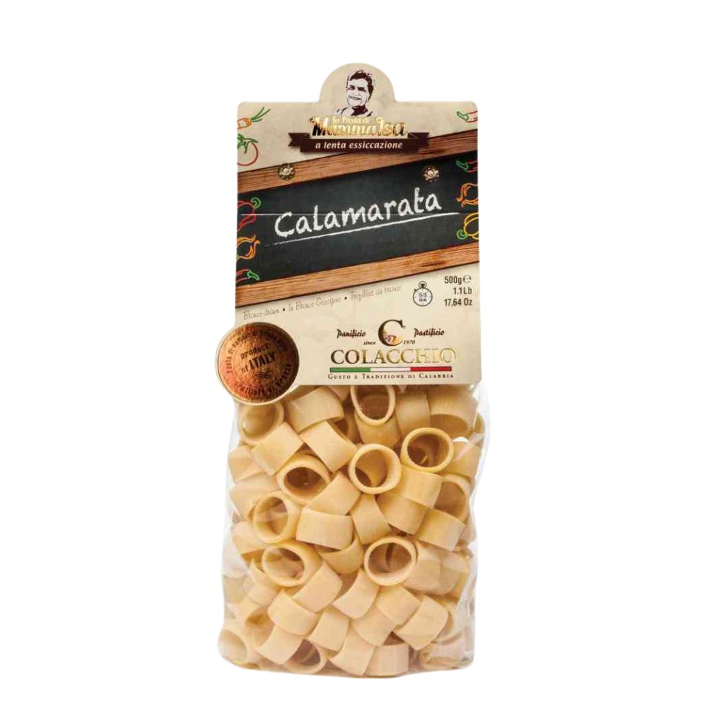 Colacchio Italian Calamarata Pasta, Bronze Cut 1
