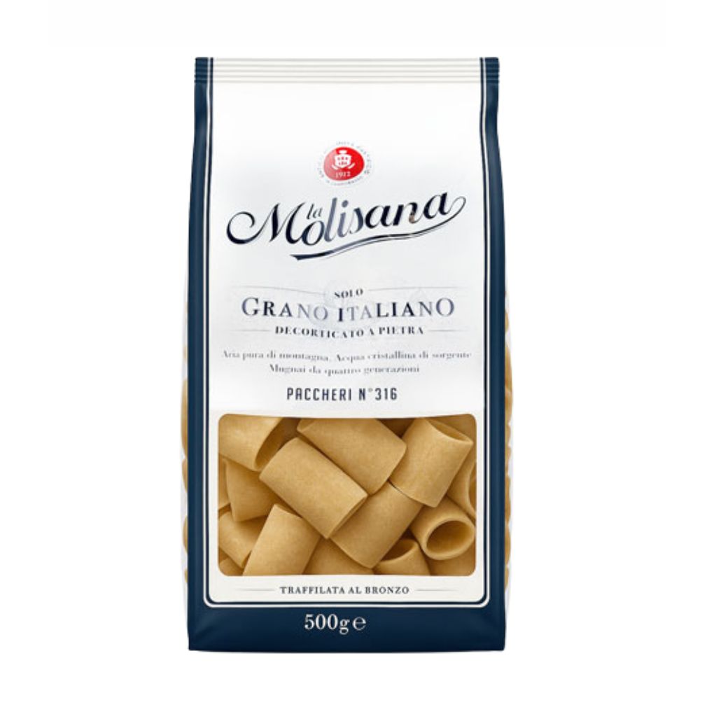 La Molisana Paccheri Pasta #316, 100% Italian Wheat 1
